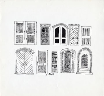Campus Doors by Jean Rosow