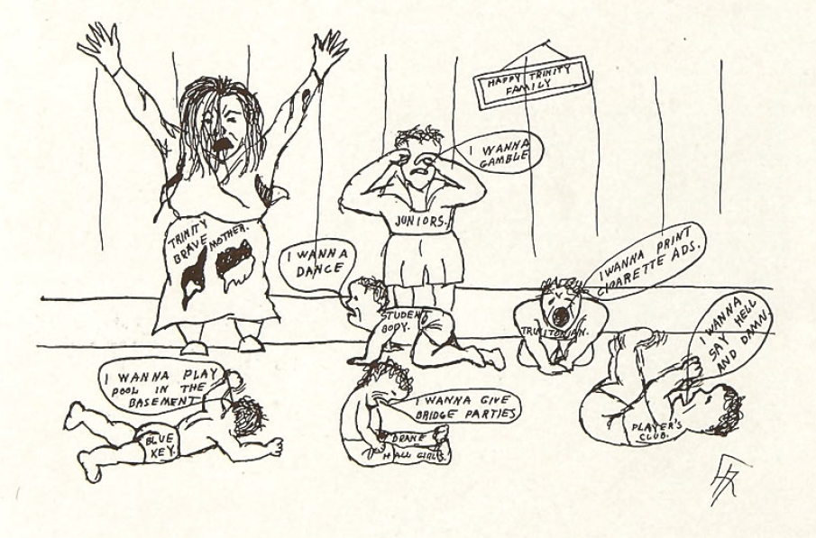 Cartoon from the Mirage 1933, p. 88