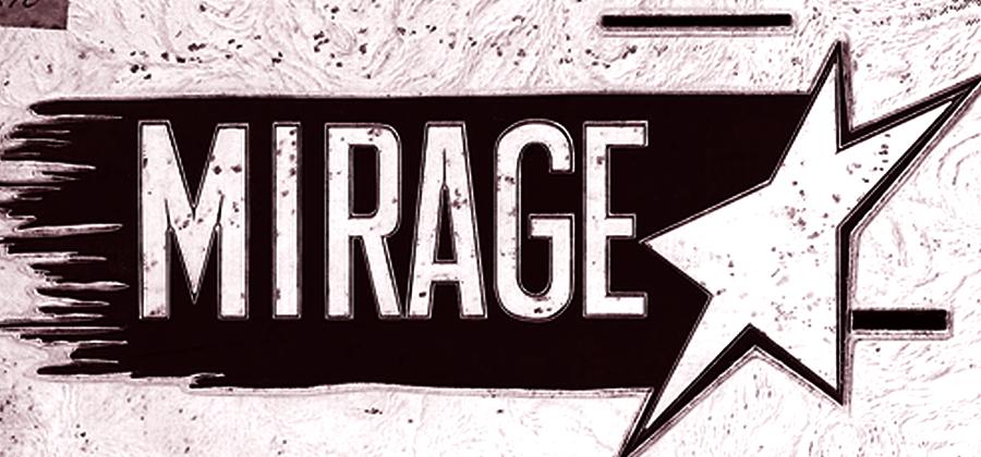 Detail from a Mirage yearbook cover